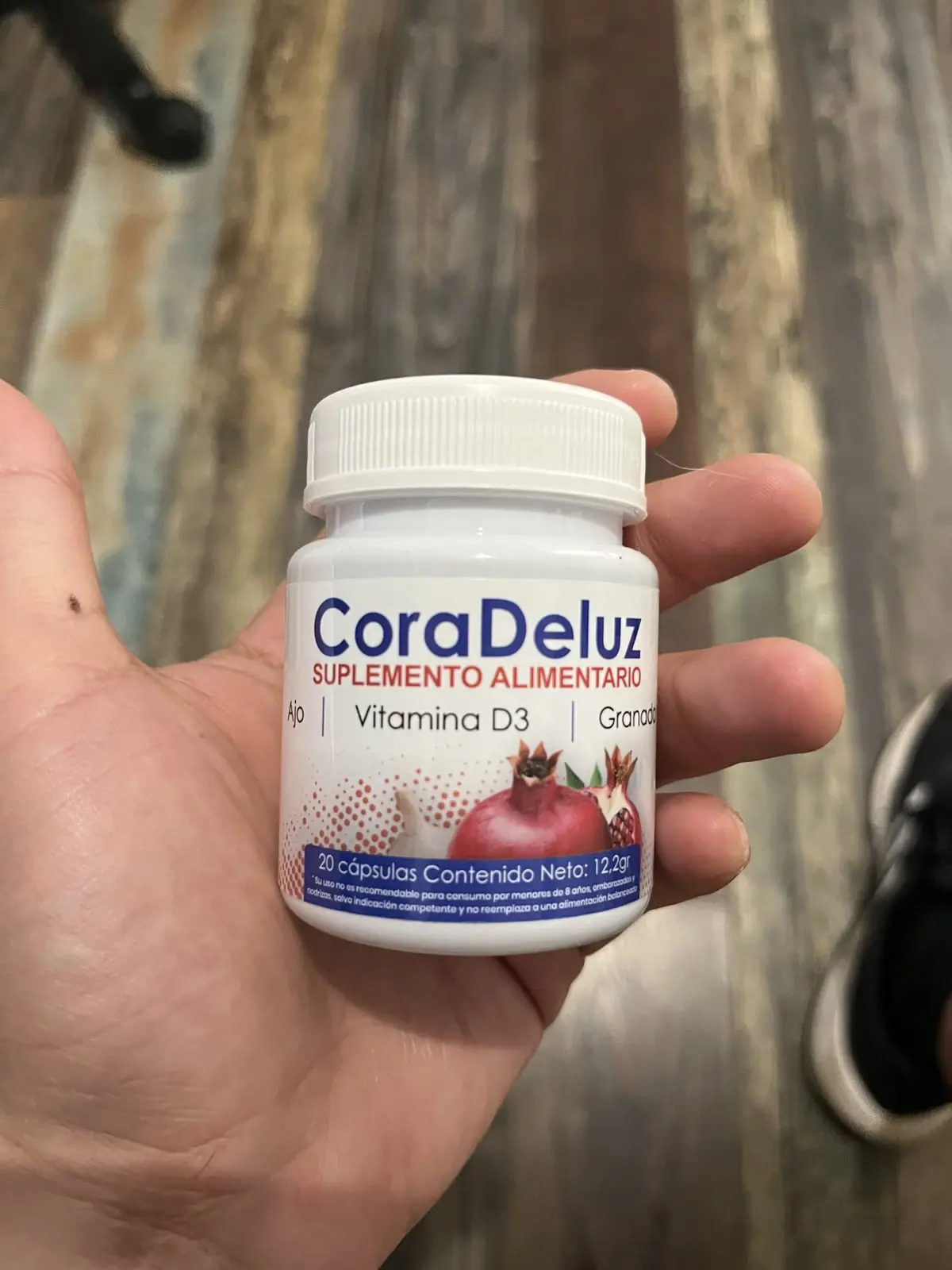 Coradeluz: foto del envase 1